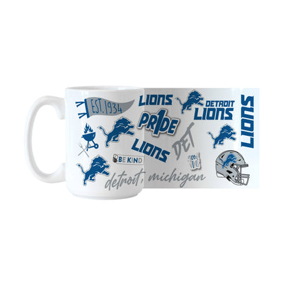 Detroit Lions 15oz Native Sublimated Mug