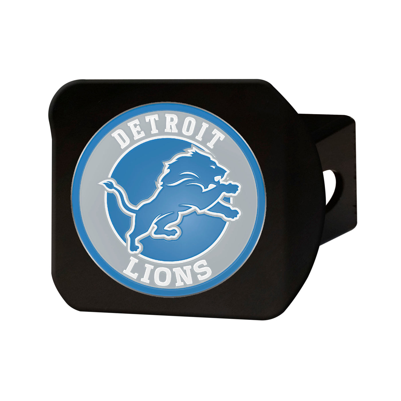 TRINITY NFL - Detroit Lions Color on Black Hitch Cover