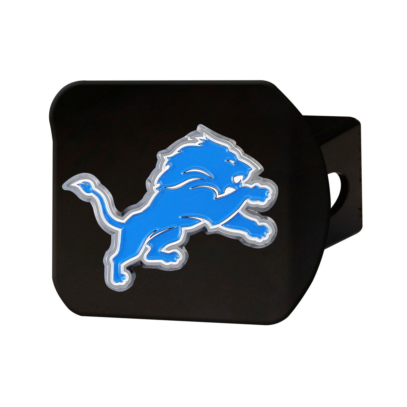 NFL - Detroit Lions Color on Black Hitch Cover
