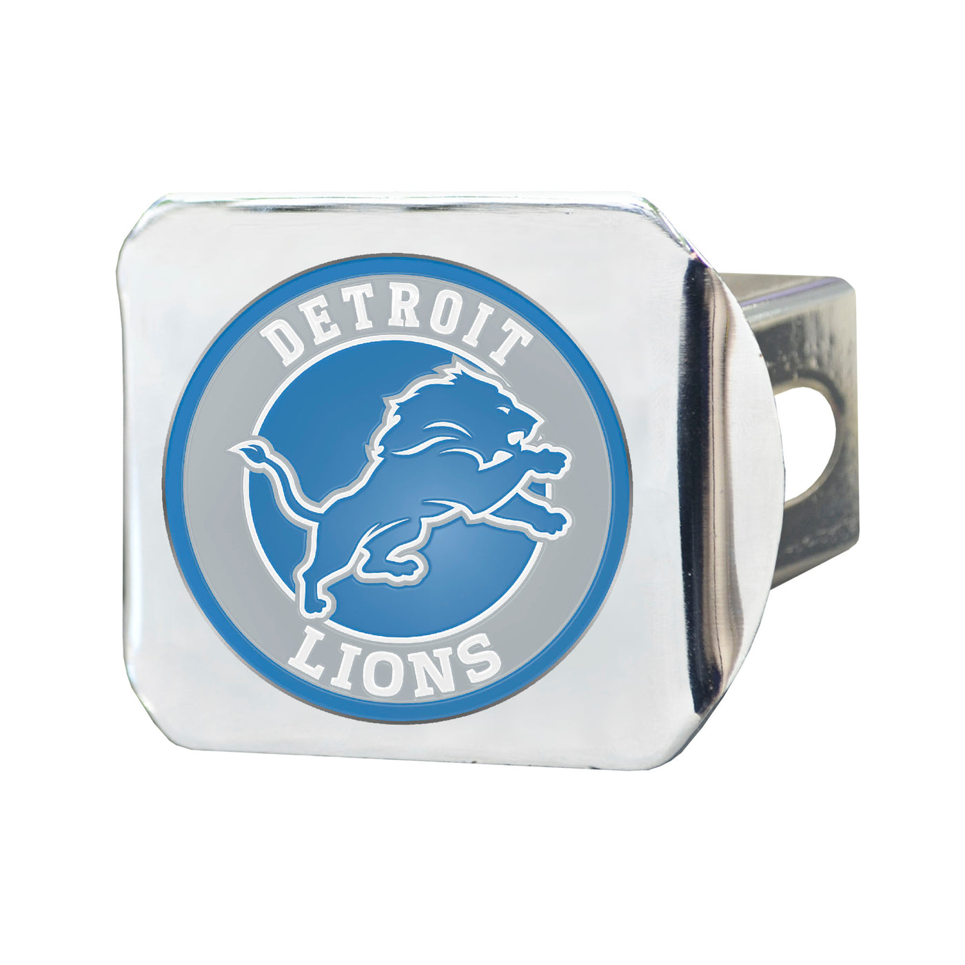 TRINITY NFL - Detroit Lions Color on Chrome Hitch Cover