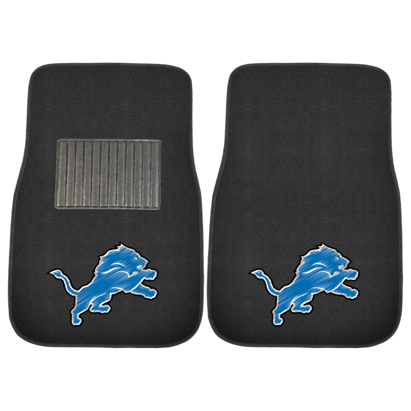 NFL - Detroit Lions 2-pc Embroidered Car Mat Set