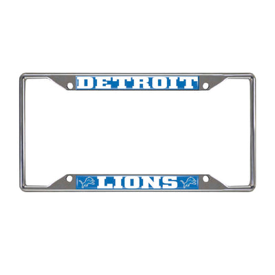 NFL - Detroit Lions Chrome License Plate Frame