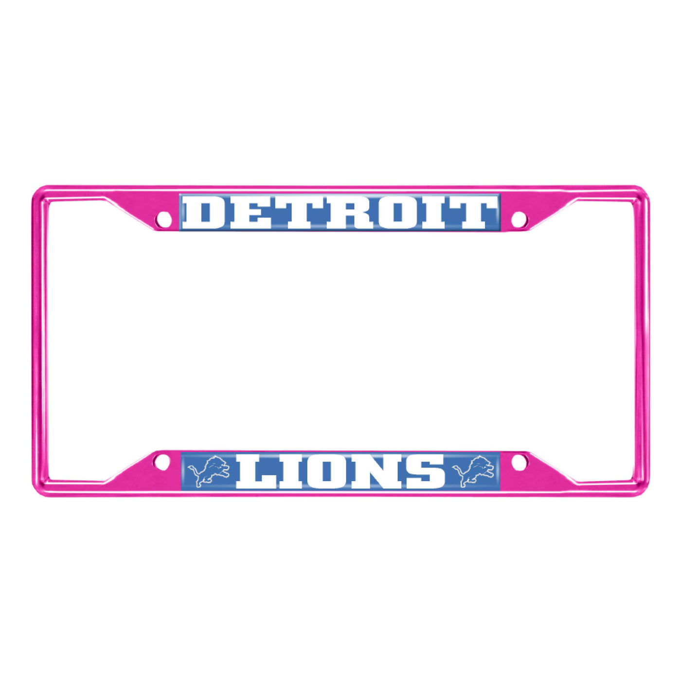 NFL - Detroit Lions-Pink License Plate Frame