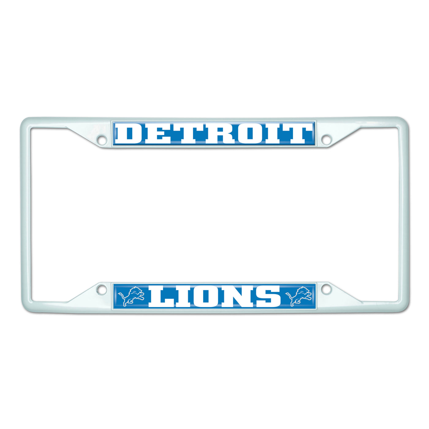 NFL - Detroit Lions-White License Plate Frame