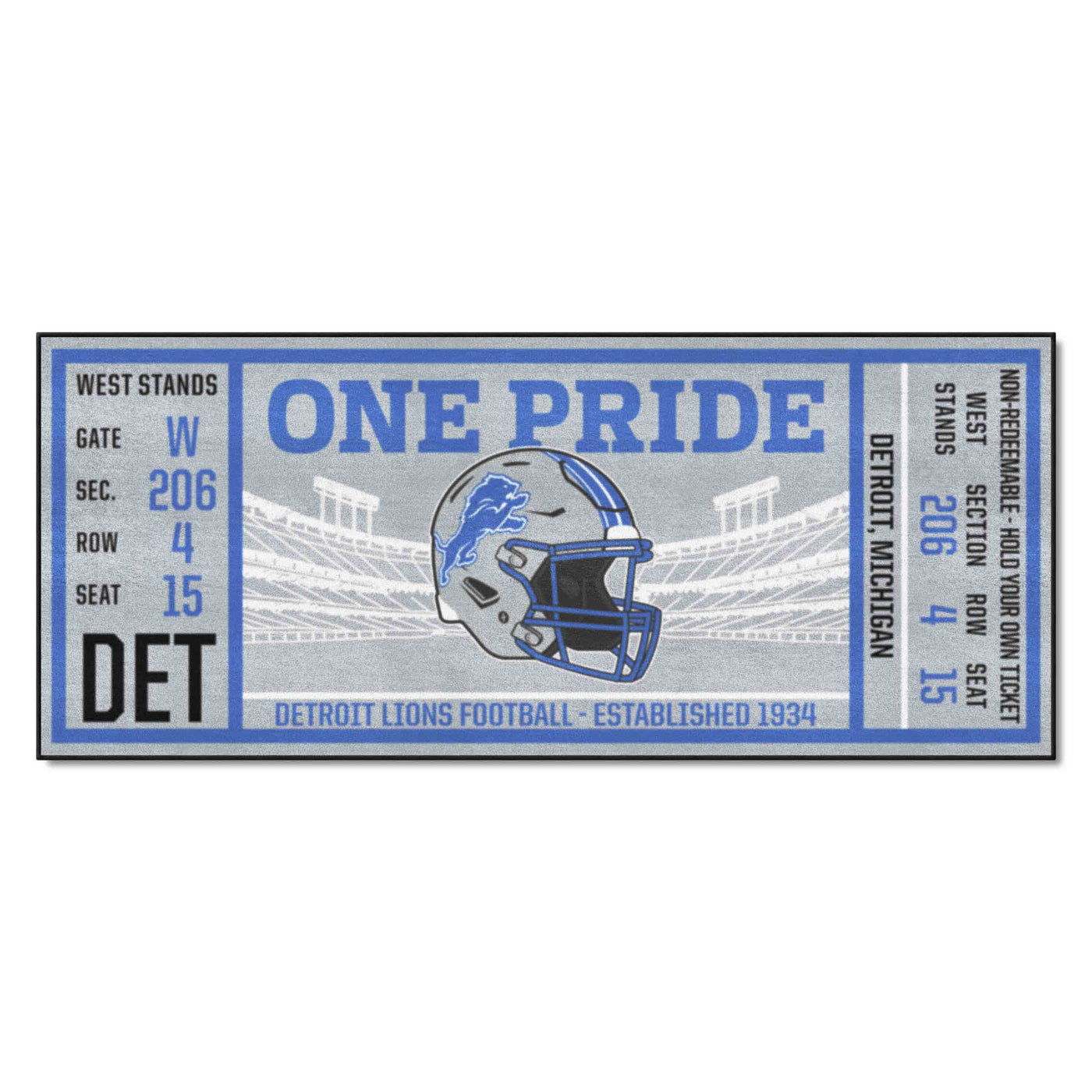 NFL - Detroit Lions Ticket Runner