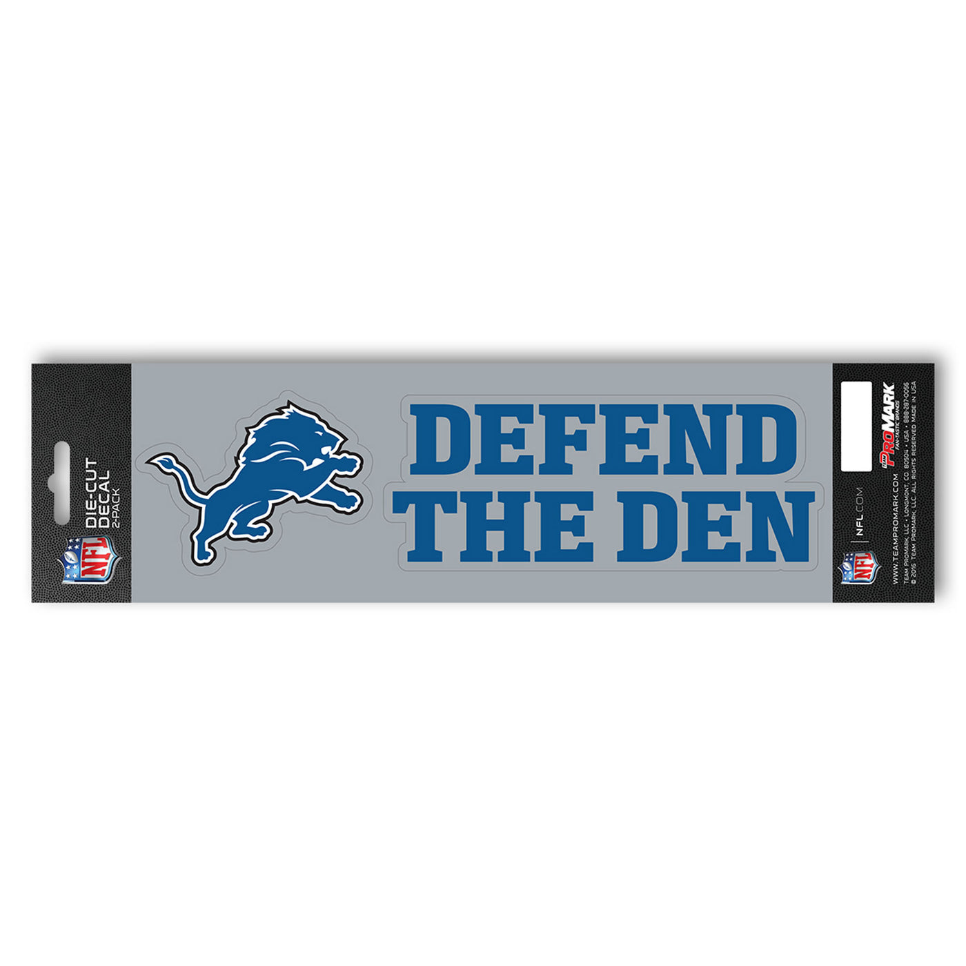 NFL - Detroit Lions Team Slogan Decal