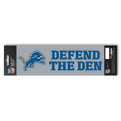 NFL - Detroit Lions Team Slogan Decal