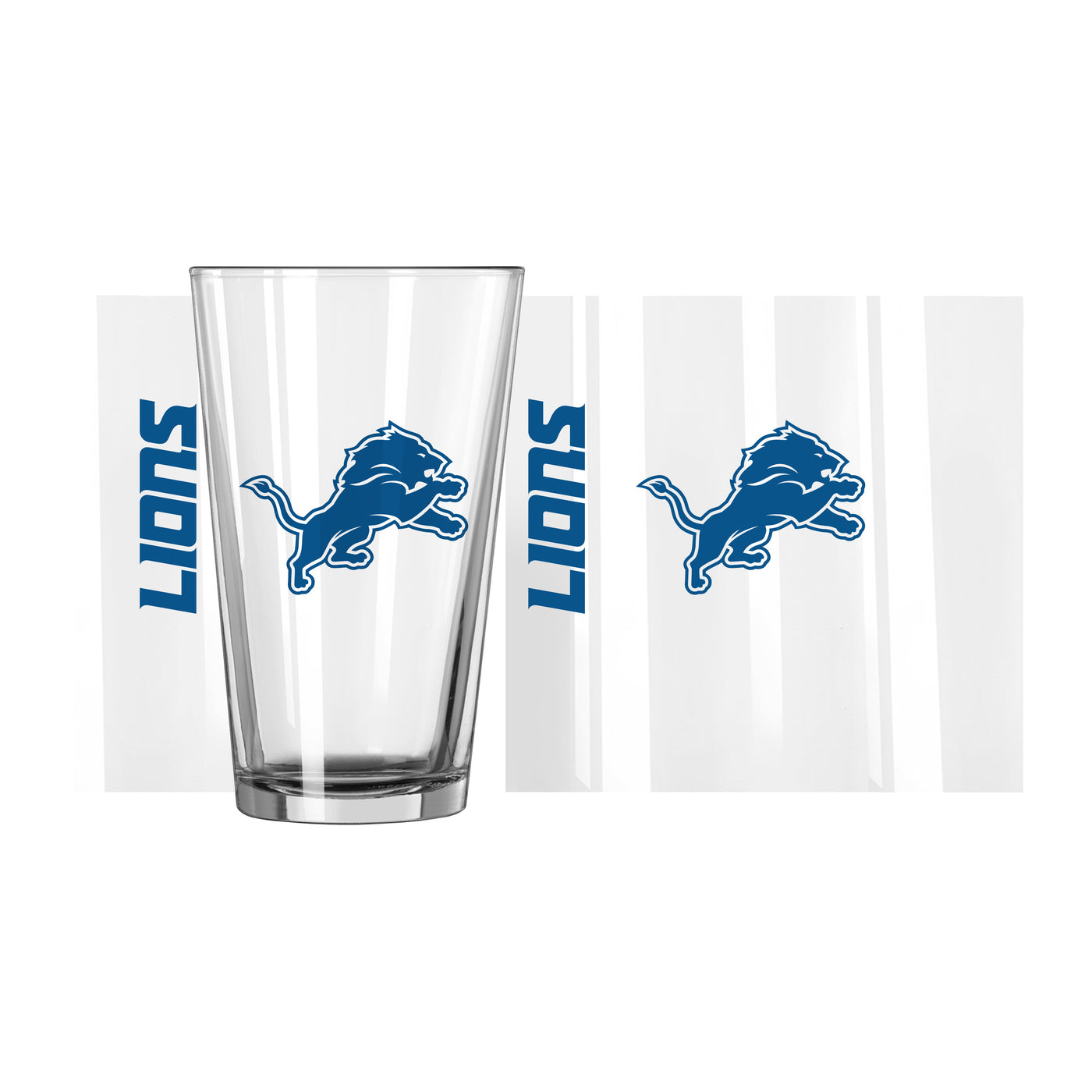 Detroit Lions 16oz Gameday Pint Glass - Logo Brands