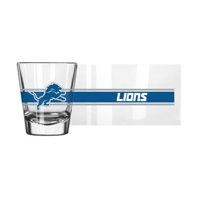 Detroit Lions 2oz Stripe Shot Glass