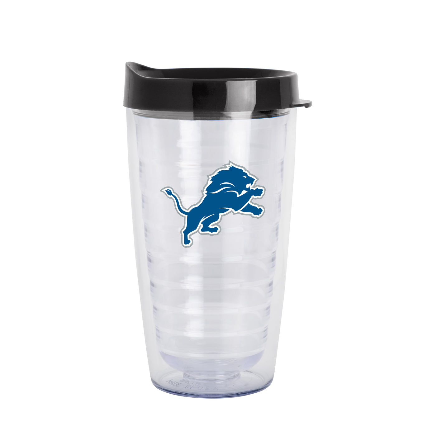 Detroit Lions 16oz Flipside Dbl Wall Clear Tumbler