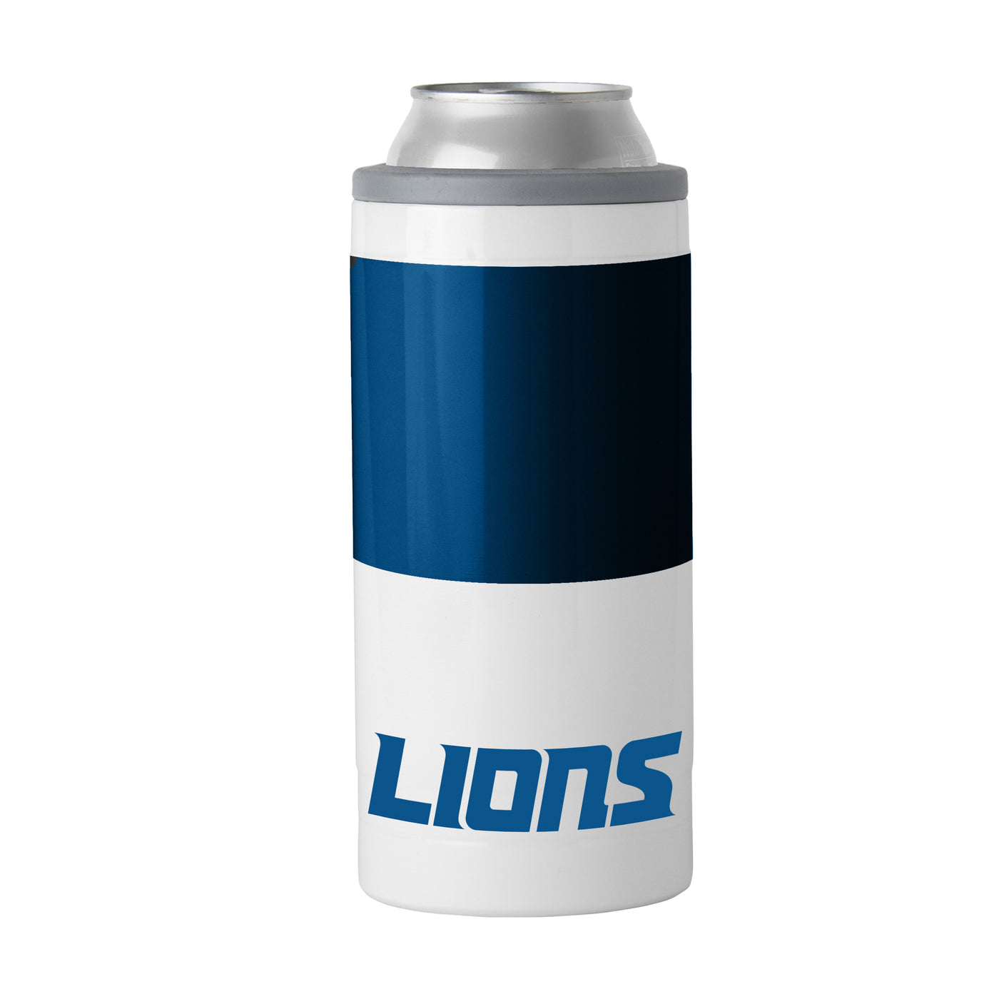 Detroit Lions Colorblock 12oz Slim Can Coolie