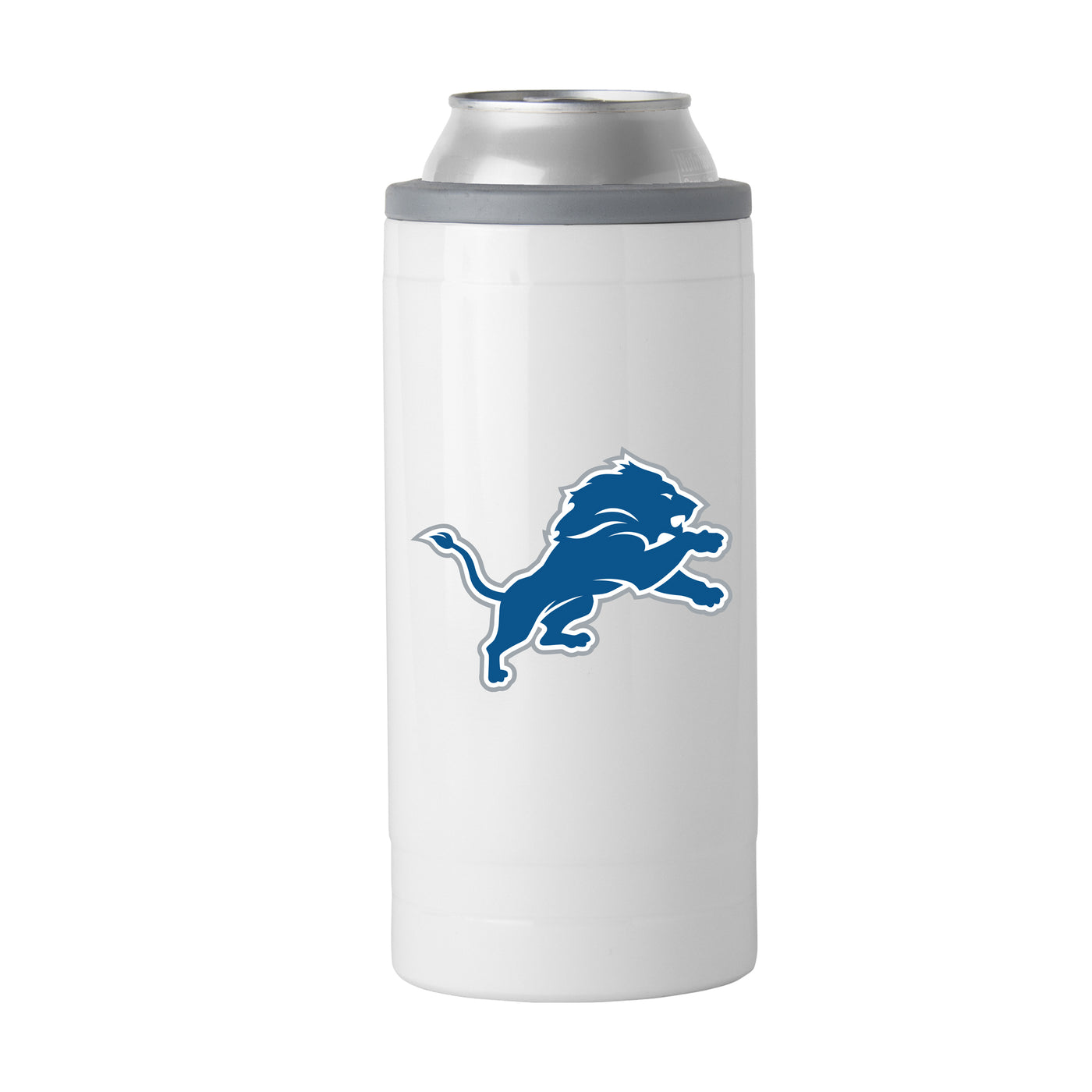Detroit Lions Letterman 12 oz Slim Can Coolie