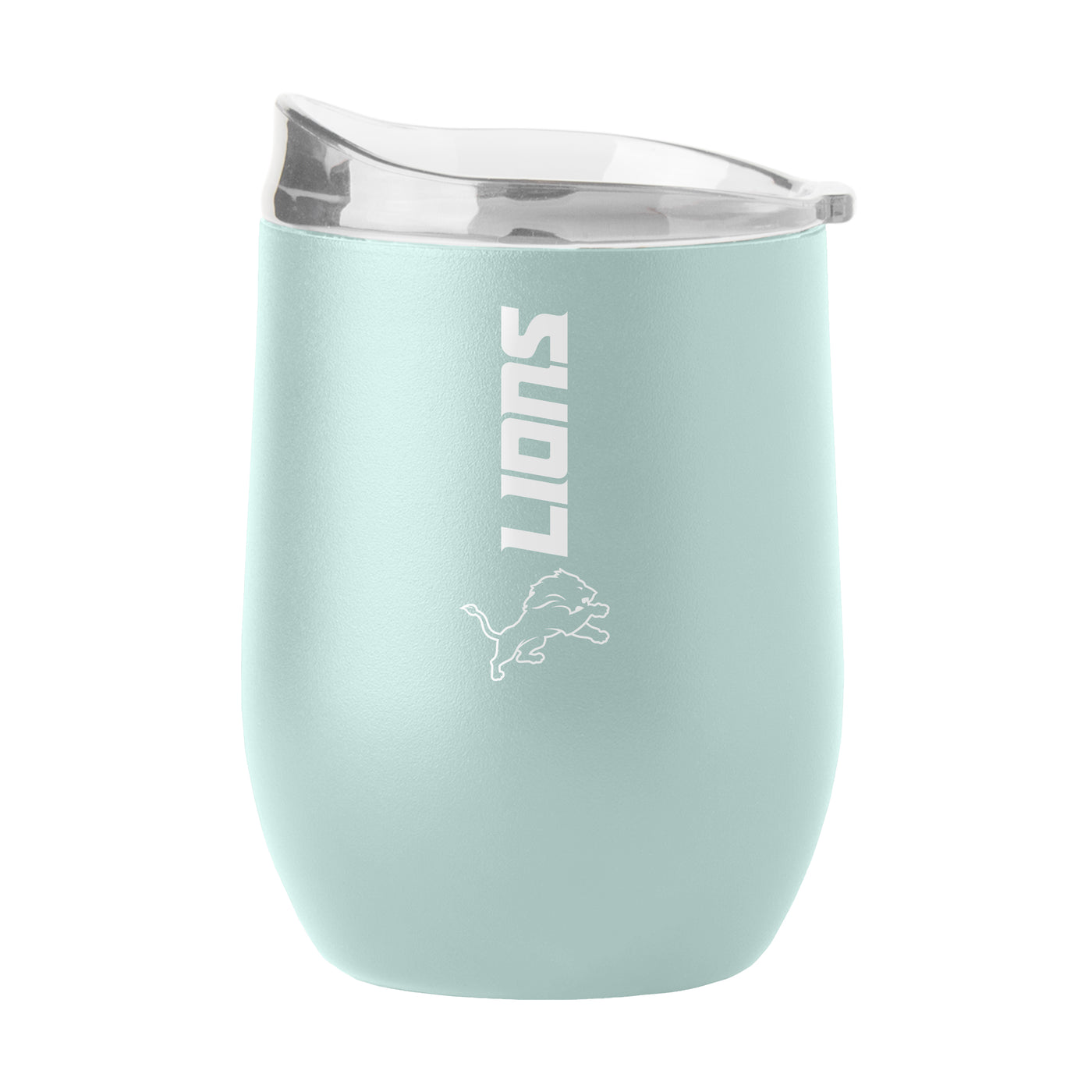 Detroit Lions 16oz Vertical Powder Coat Curved Beverage