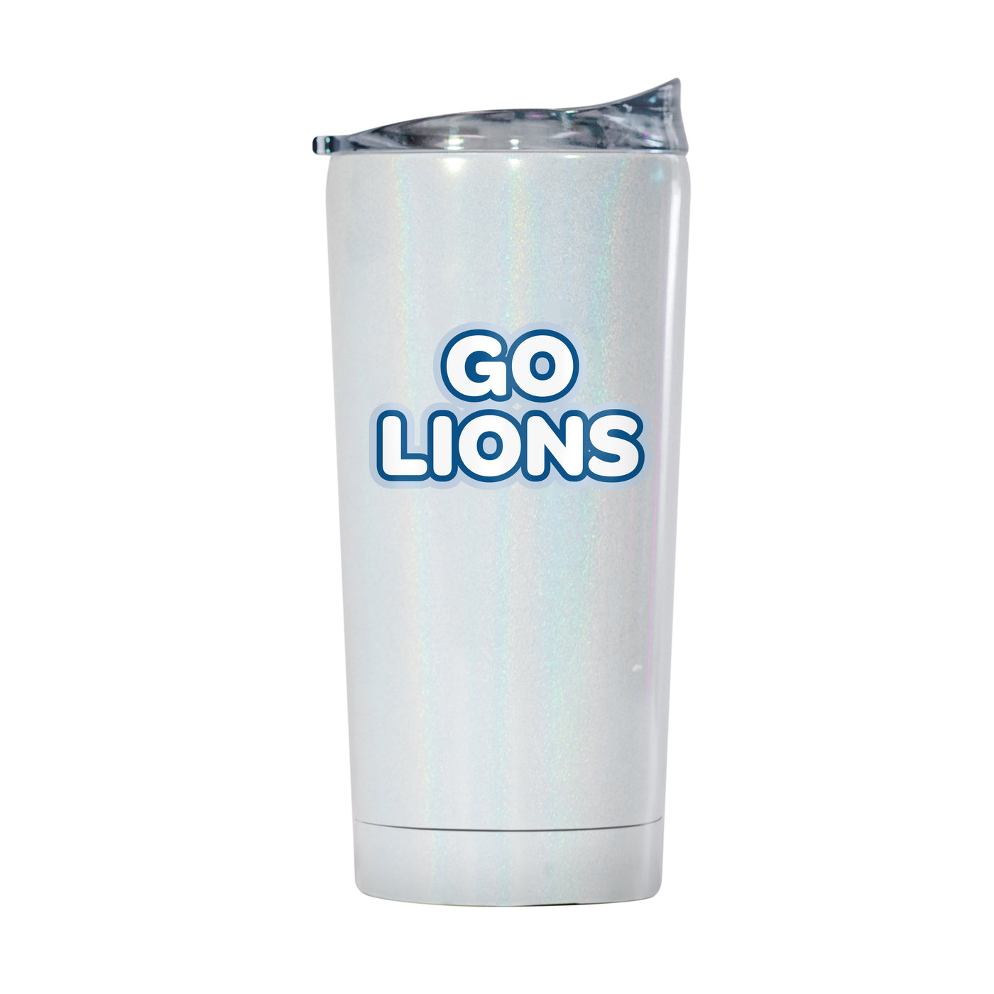 Detroit Lions 20oz Bubble Iridescent Tumbler - Logo Brands