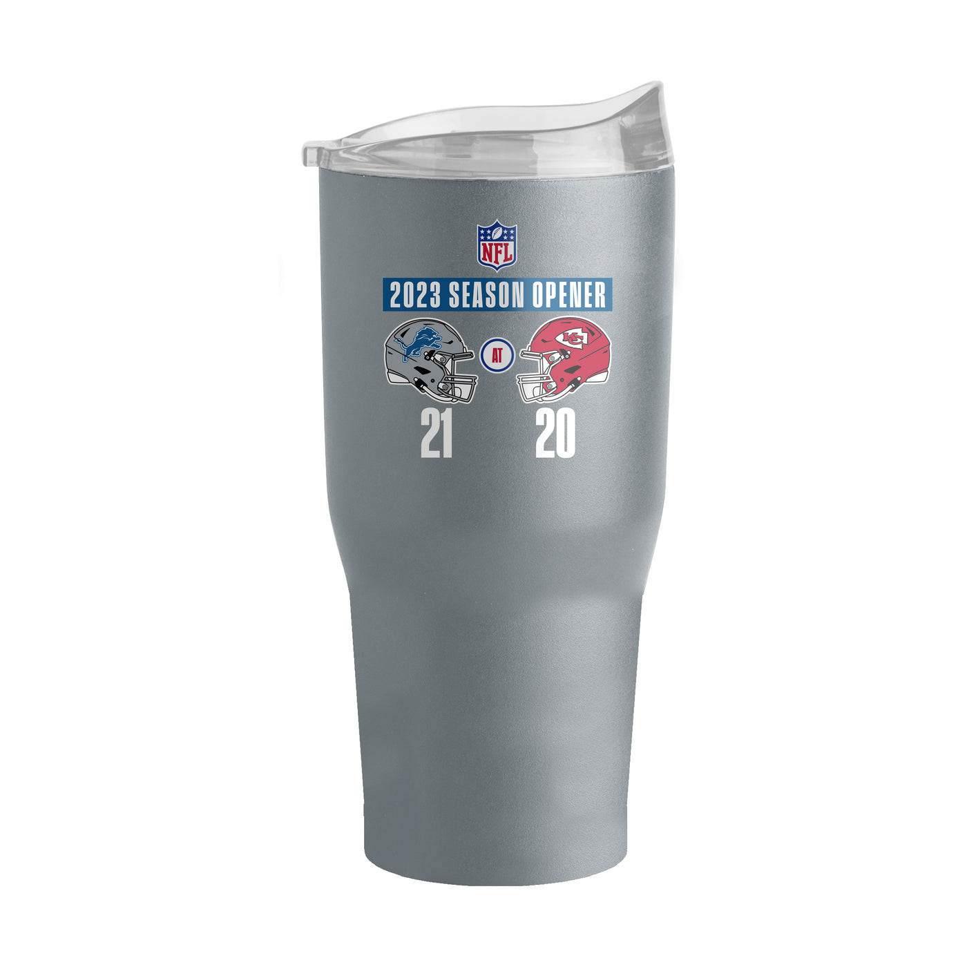 Detroit Lions 2023 Season Opener Winner 30oz Powder Coat Tumbler