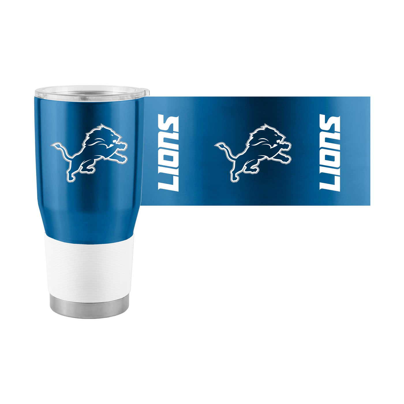 Detroit Lions Blue 30oz Gameday Stainless Tumbler