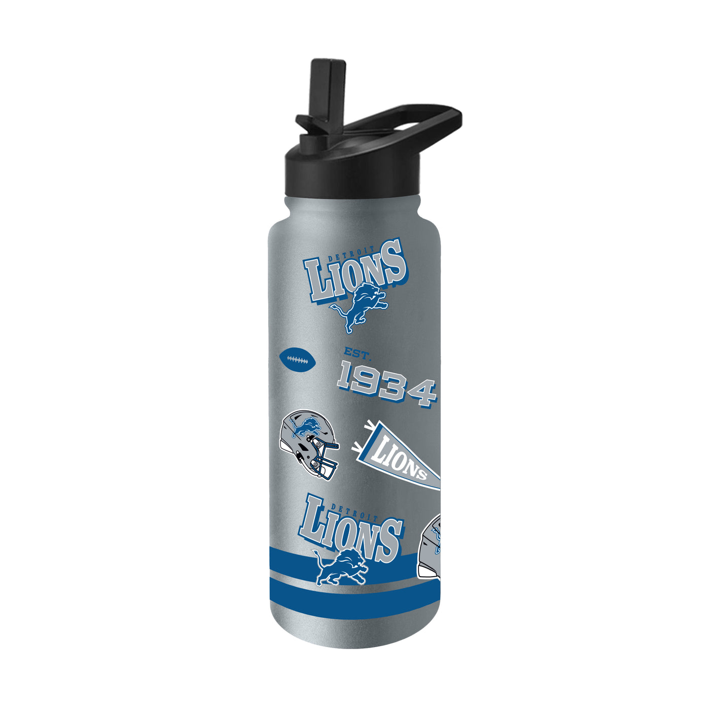 Detroit Lions 34oz Stone TJ Maxx Native Quencher Bottle