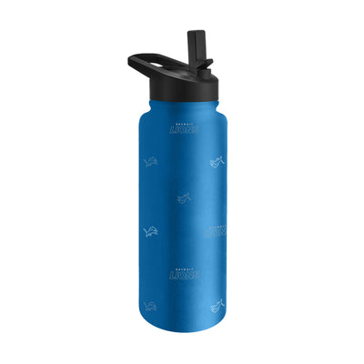 Detroit Lions 34oz Step And Repeat Quencher Bottle