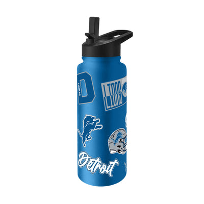 Detroit Lions 34oz Dreamweave Quencher Bottle
