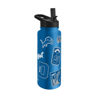 Detroit Lions 34oz Dreamweave Quencher Bottle
