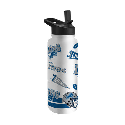 Detroit Lions 34oz TJX Native Quencher Bottle