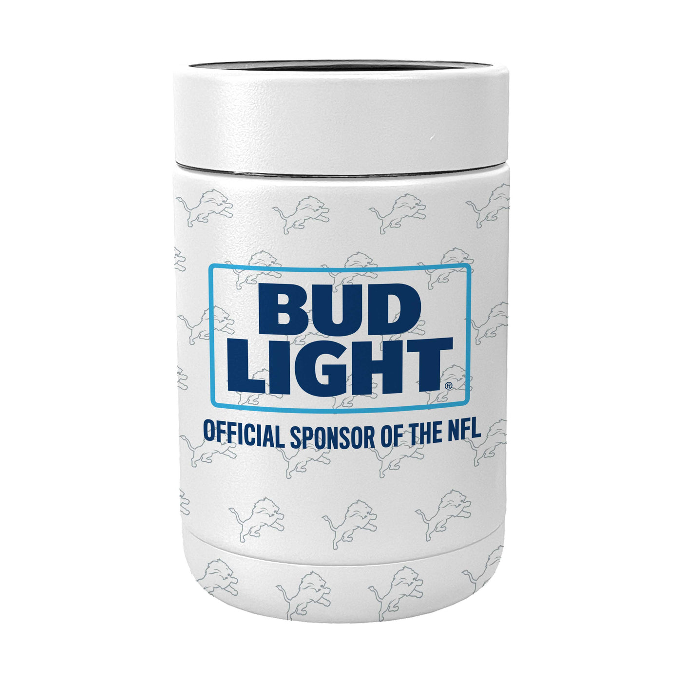 Detroit Lions Budlight Powder Coat Coolie