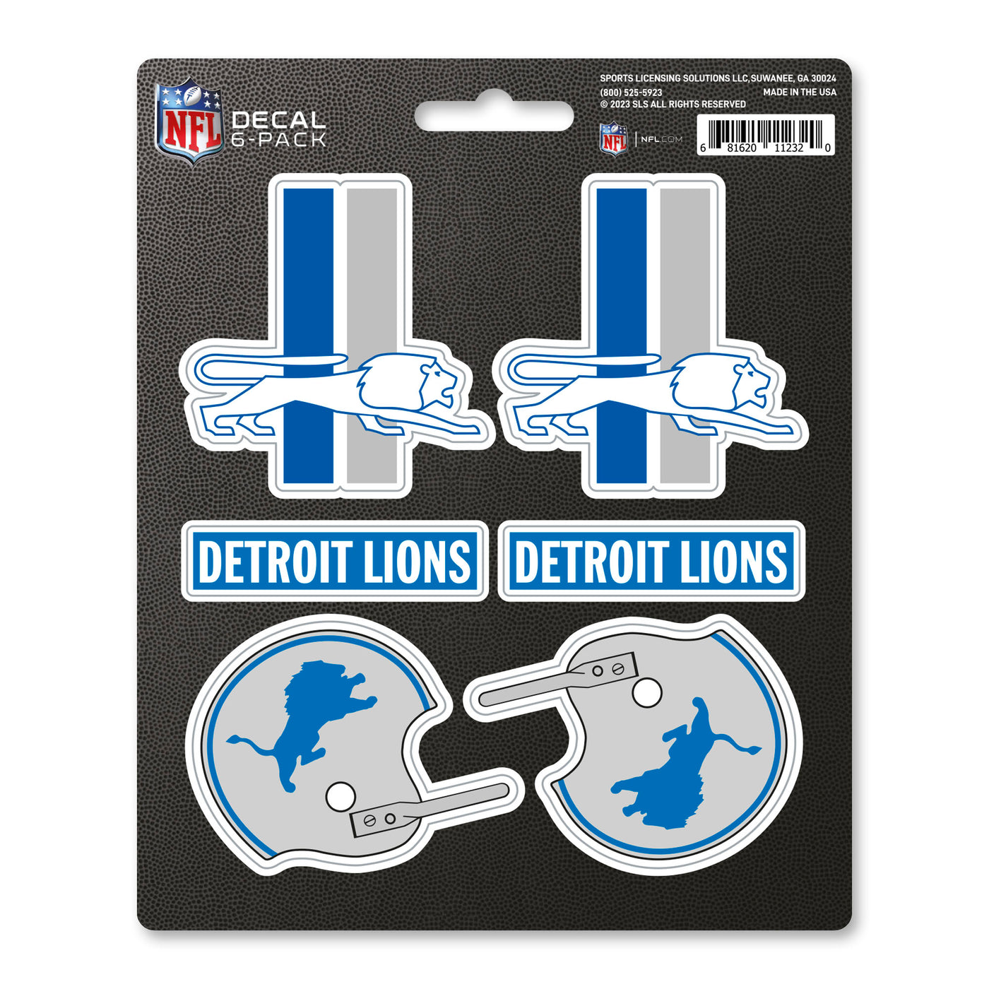 NFLV - Detroit Lions DECAL6