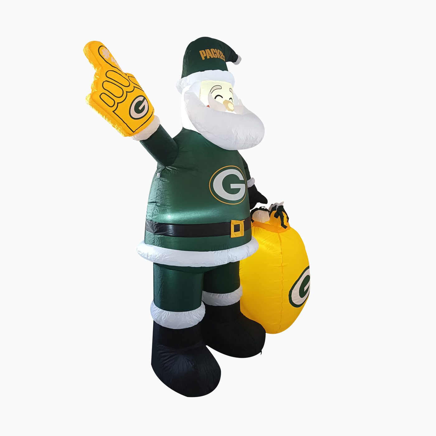 Green Bay Packers Santa Claus Yard Inflatable - Logo Brands