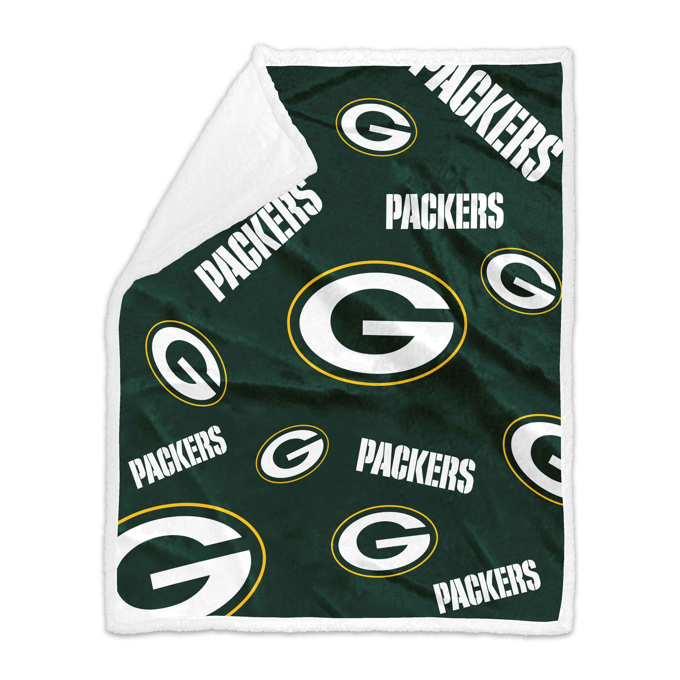 Green Bay Packers 50x60 Plush Sherpa Throw