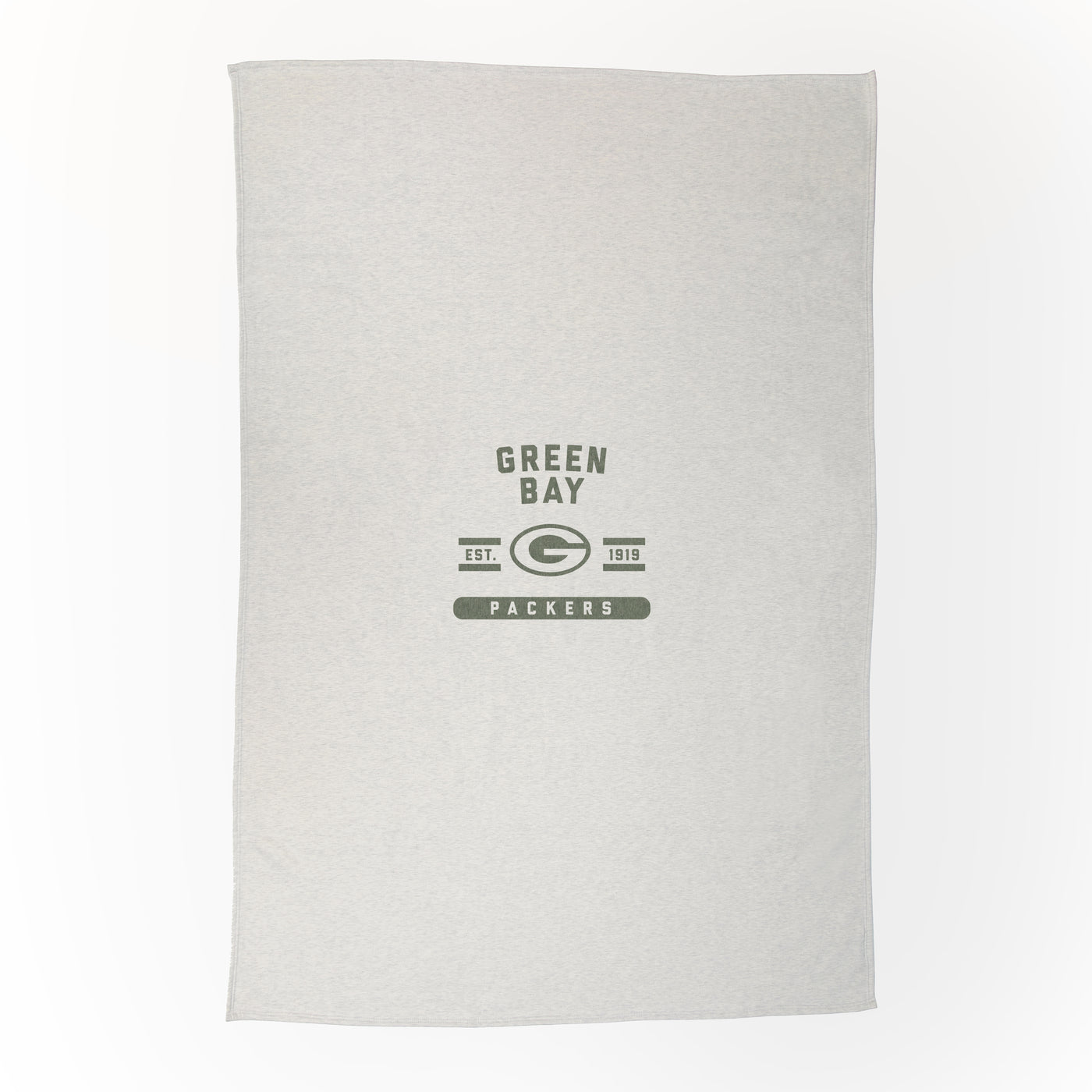 Green Bay Packers Oatmeal Sweatshirt Blanket