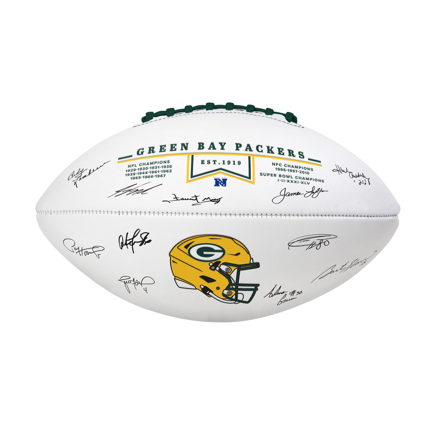 Green Bay Packers Autograph Signature Football