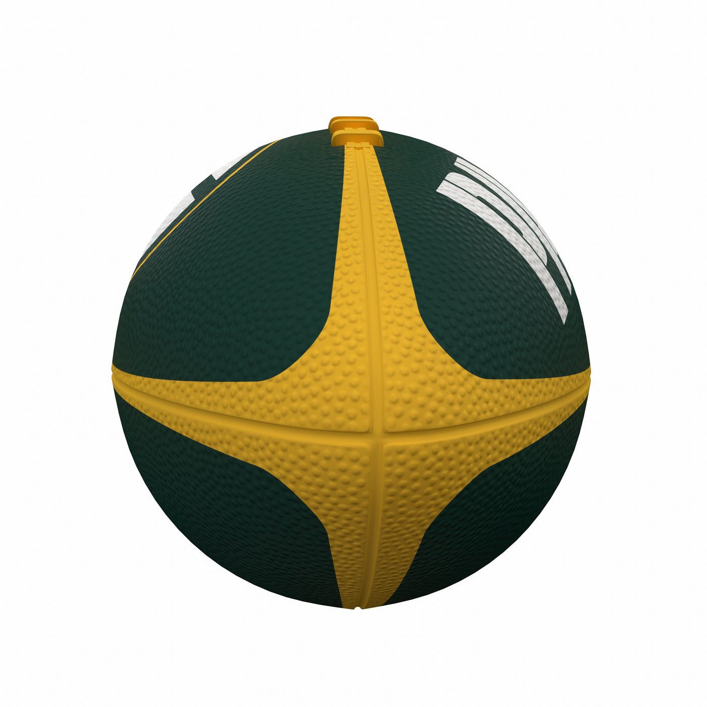 Green Bay Packers Pinwheel Logo Junior-Size Rubber Football