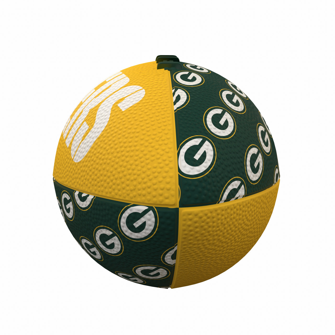 Green Bay Packers Mini Size Rubber Footballl