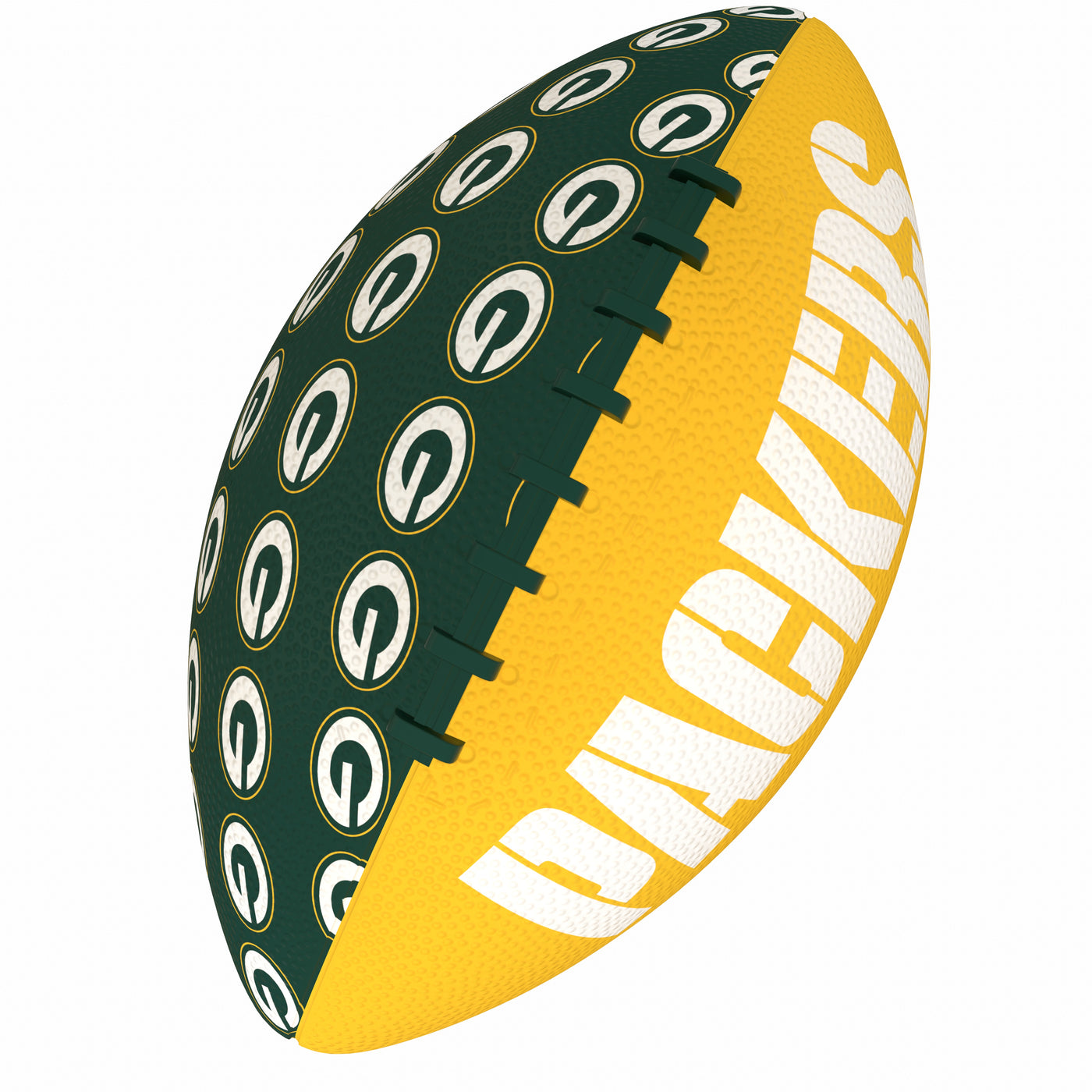 Green Bay Packers Mini Size Rubber Footballl