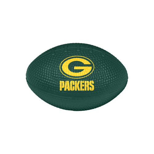 Green Bay Packers Stress Less Football from Logo Brands, a recreation football with team logo for stress relief and fan enjoyment.