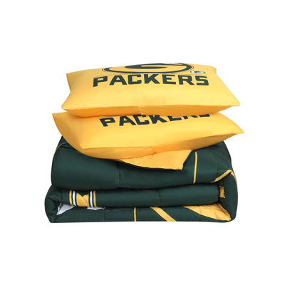 Green Bay Packers Command Comforter Set Full/Queen