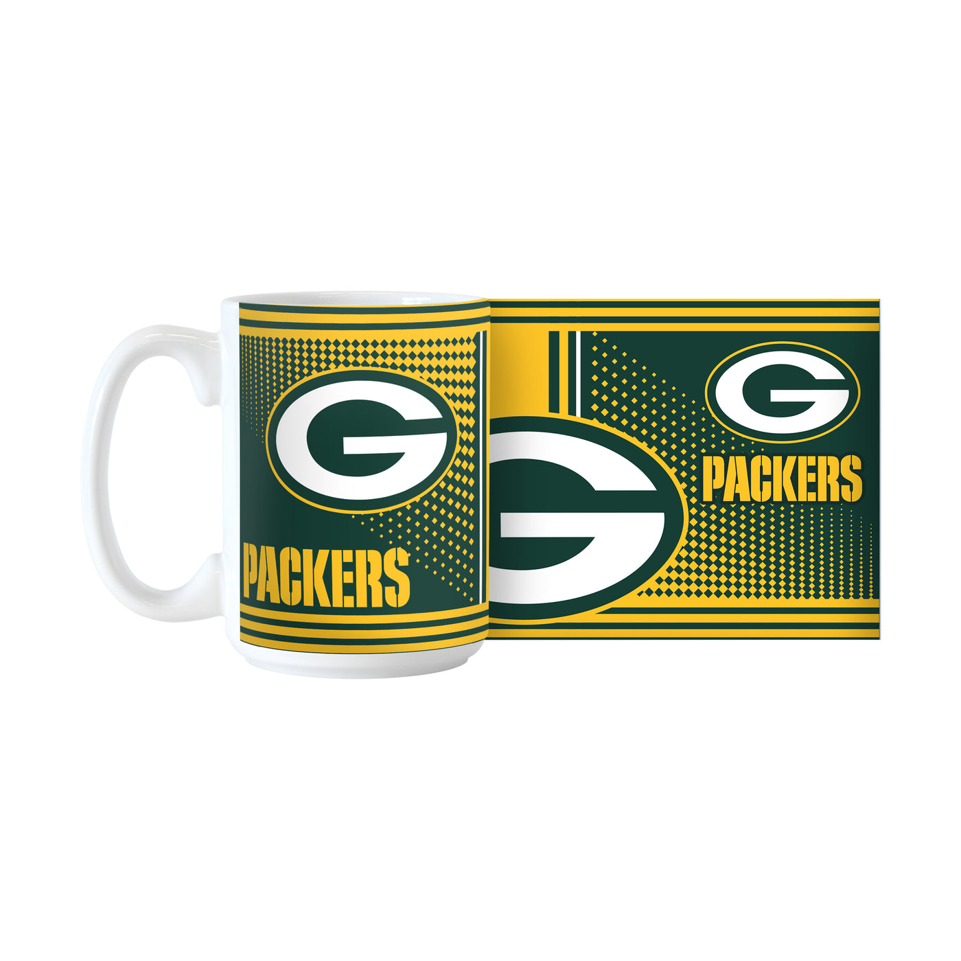 Green Bay Packers 15oz Hero Sublimated Mug