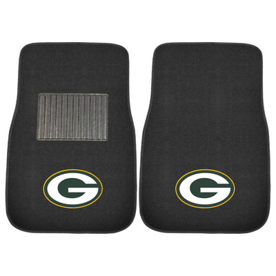 NFL - Green Bay Packers 2-pc Embroidered Car Mat Set