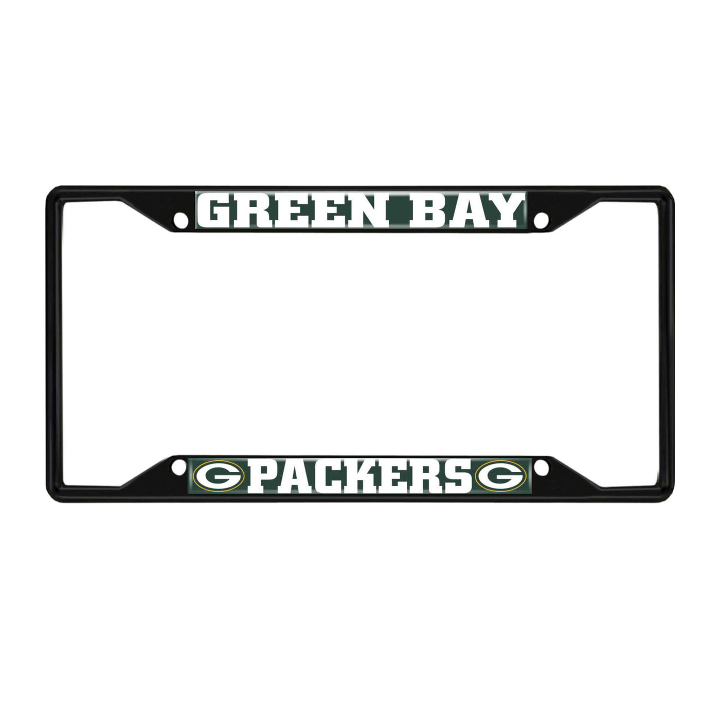 NFL - Green Bay Packers Black License Plate Frame