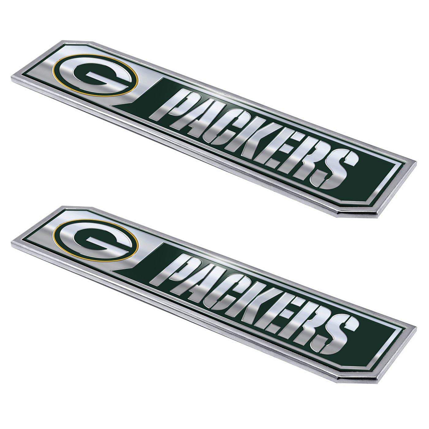NFL - Green Bay Packers Embossed Truck Emblem 2-pk