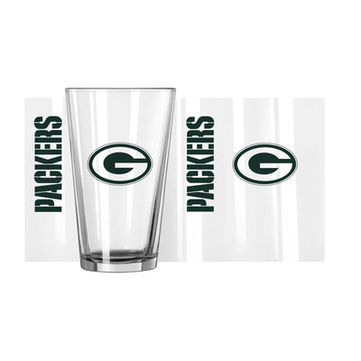 Green Bay Packers 16oz Gameday Pint Glass - Logo Brands