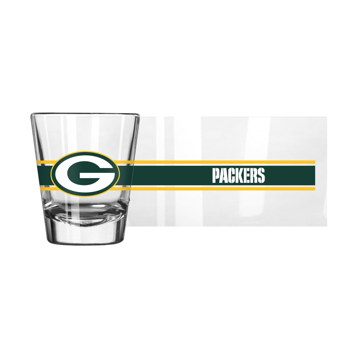Green Bay Packers 2oz Stripe Shot Glass