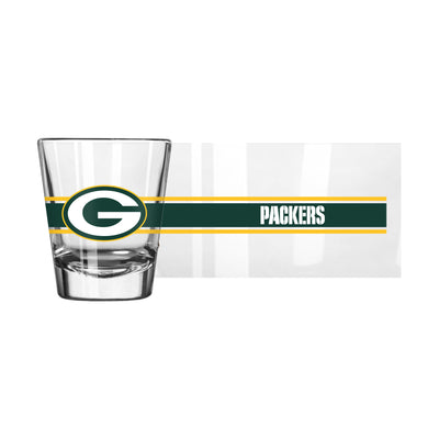 Green Bay Packers 2oz Stripe Shot Glass