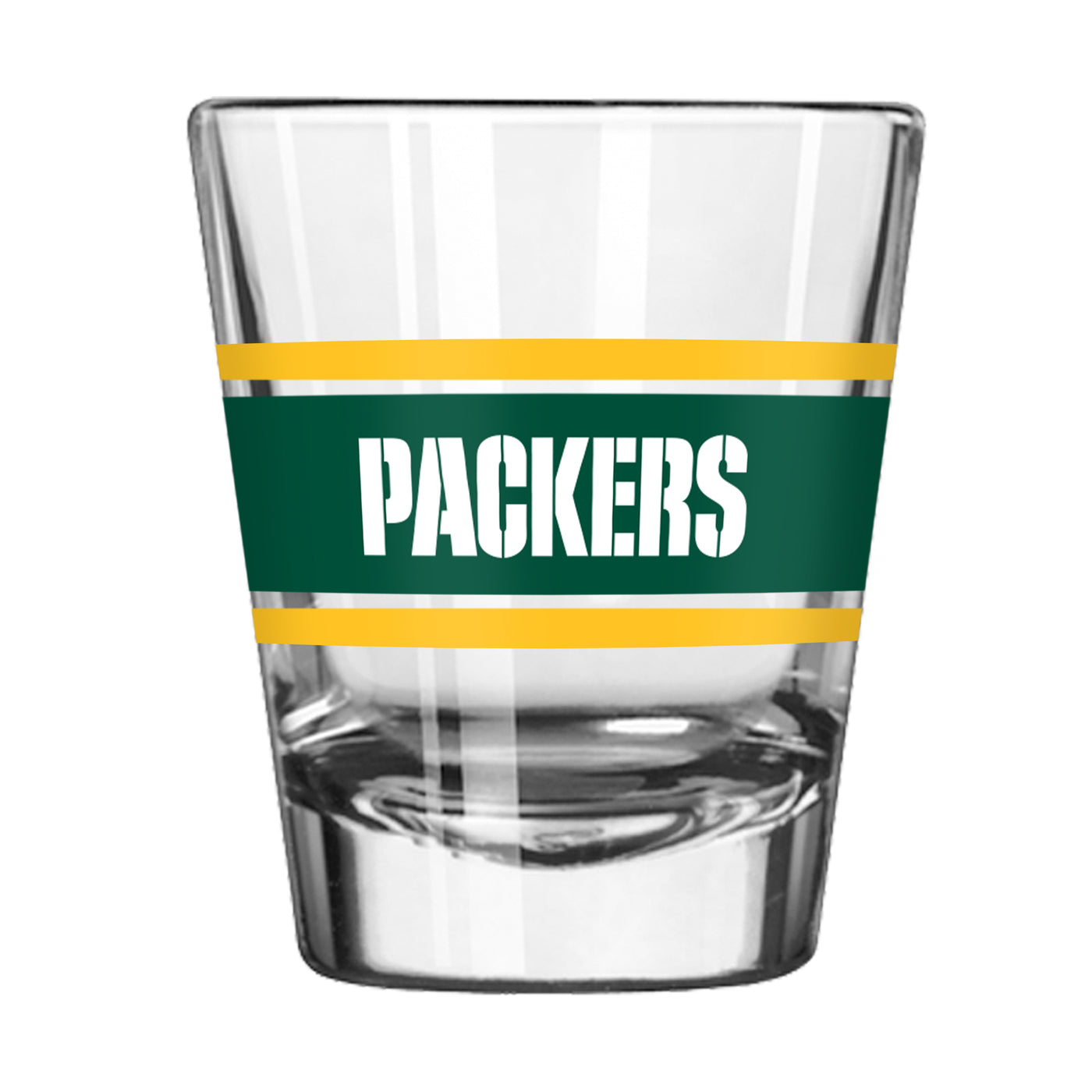 Green Bay Packers 2oz Stripe Shot Glass