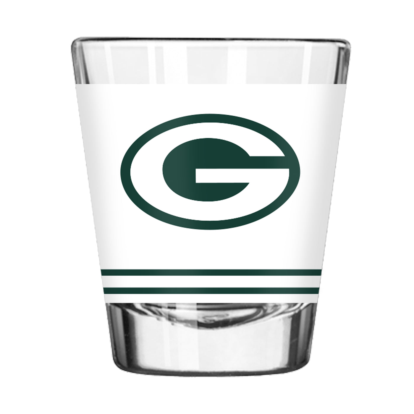 Green Bay Packers 2oz Flipside White Shot Glass