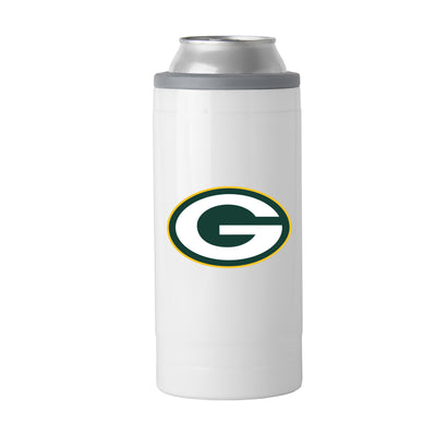 Green Bay Packers Letterman 12 oz Slim Can Coolie