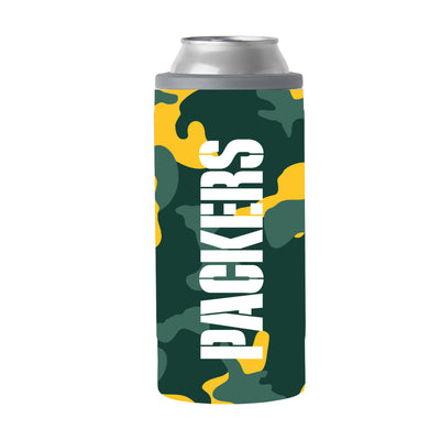Green Bay Packers Camo Swagger 12oz Slim Can Coolie