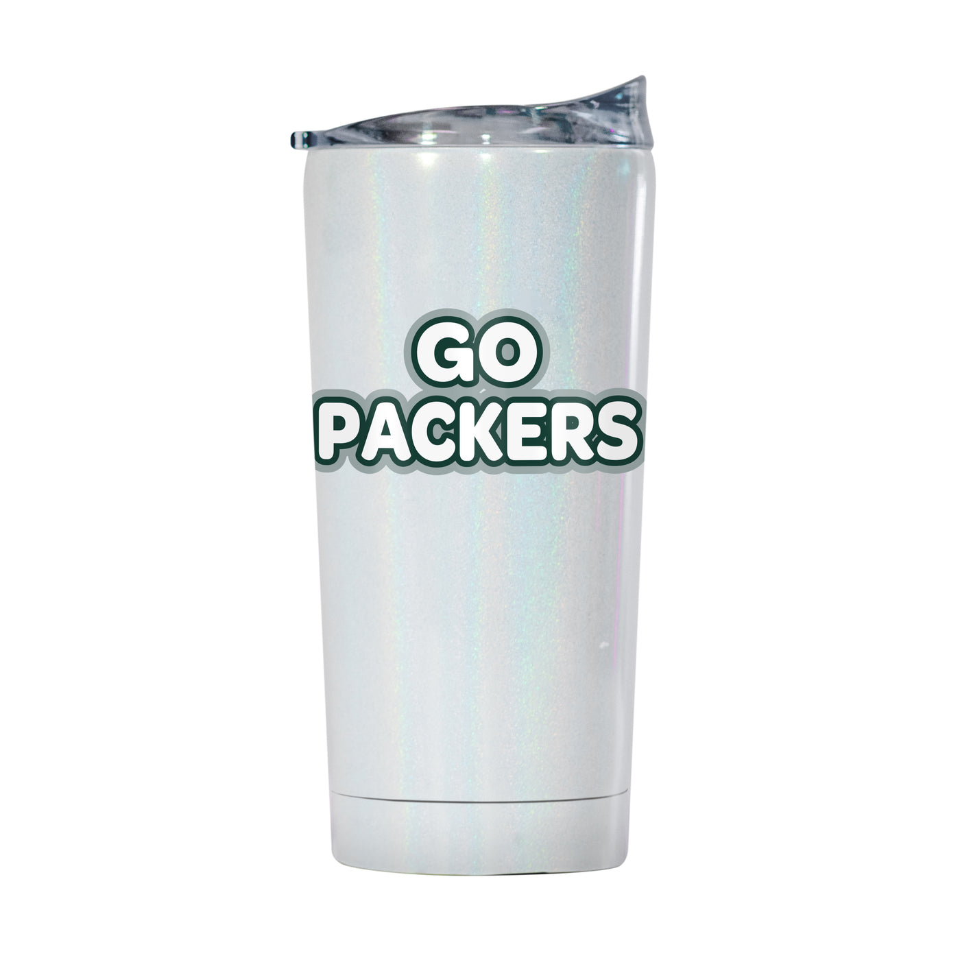 Green Bay Packers 20oz Bubble Iridescent Tumbler - Logo Brands
