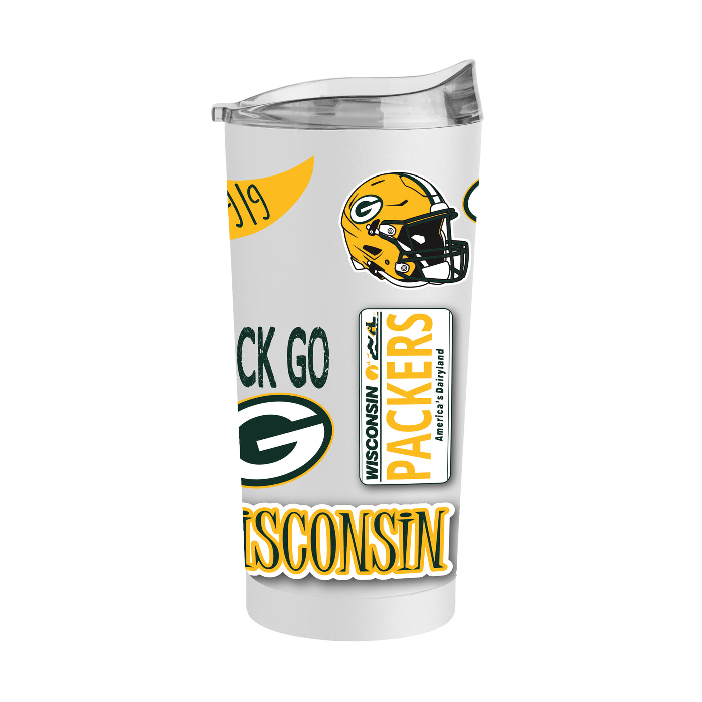 Green Bay Packers 20oz Native Powder Coat Tumbler