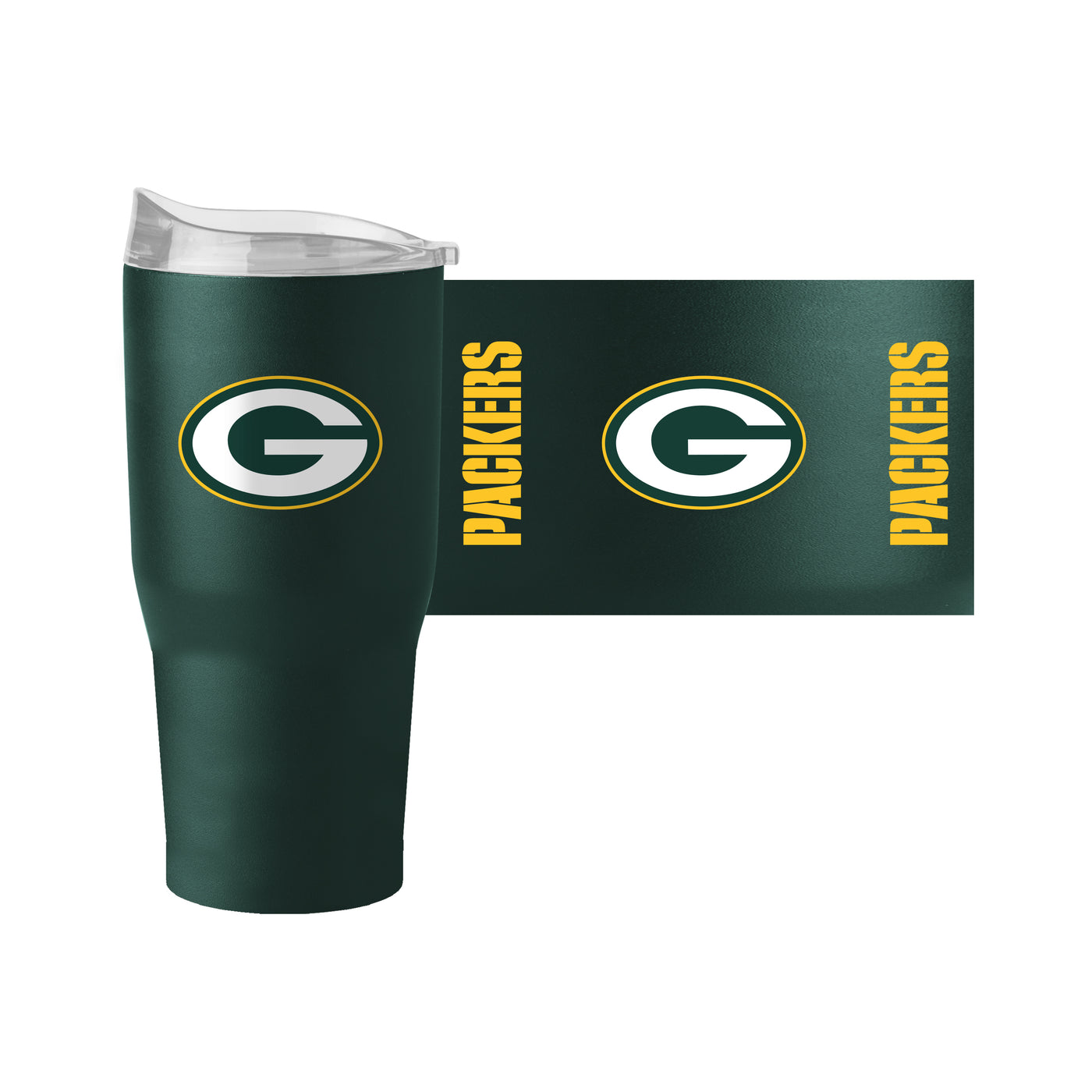 Green Bay Packers 30oz Gameday Powder Coat Tumbler